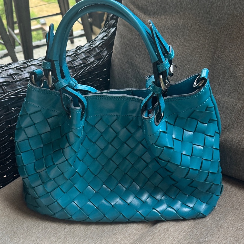 Patricia Nash Woven Rometta Satchel - Picture 3 of 7